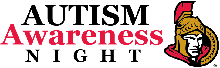 Autism Awareness Night 2017 Logo - Nhl Ottawa Senators Perfect Cut Color Decal, 8" X 8" (725x225), Png Download