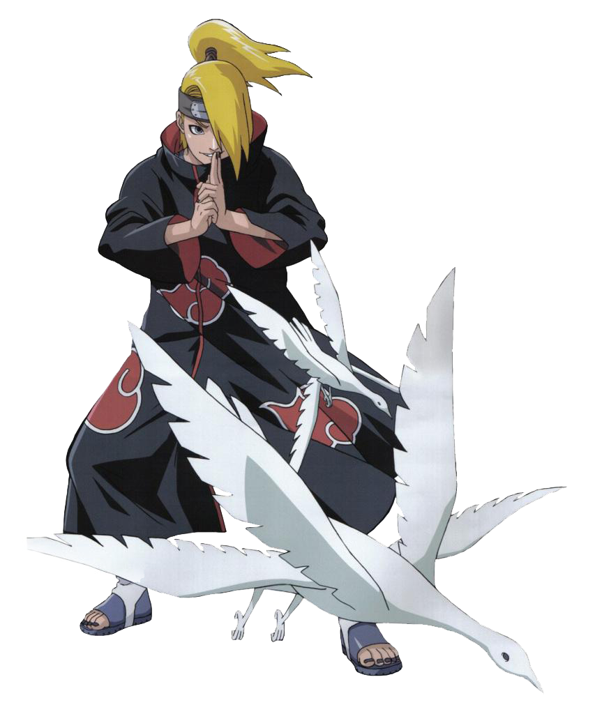 Deidara And Sasori Funny 1,deidara Sasori Akatsuki - Deidara Akatsuki (853x1024), Png Download