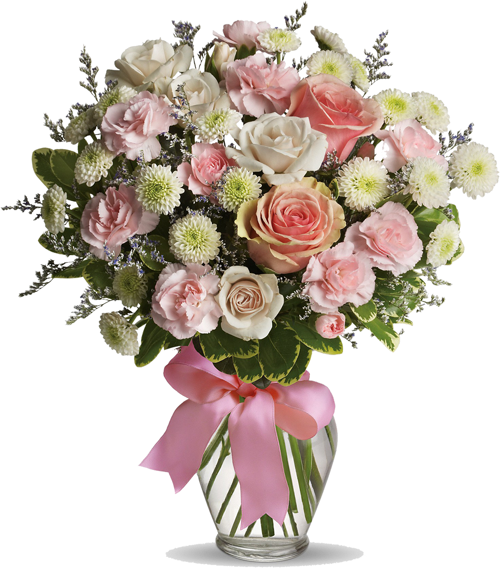 Birthday Beautiful Bouquet Of Flowers (1000x1150), Png Download