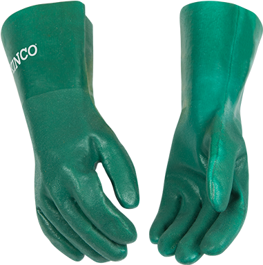 14″ Sandy Finish Pvc Gauntlet 7184g - Equestrian Glove (380x390), Png Download