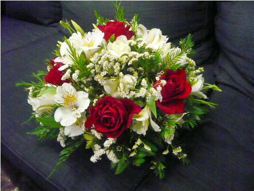 Small Round Floral Arrangement (500x500), Png Download
