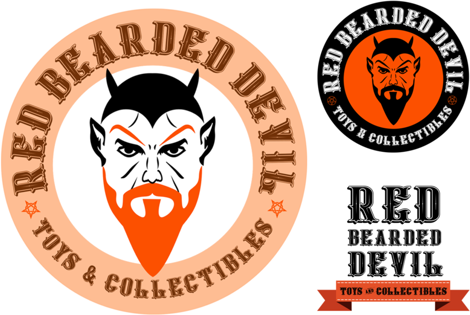 Red Bearded Devil - Beard (1000x706), Png Download