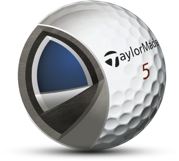 A 5-layer Taylormade Golf Ball - Taylormade Project A Logo Golf Balls (600x524), Png Download
