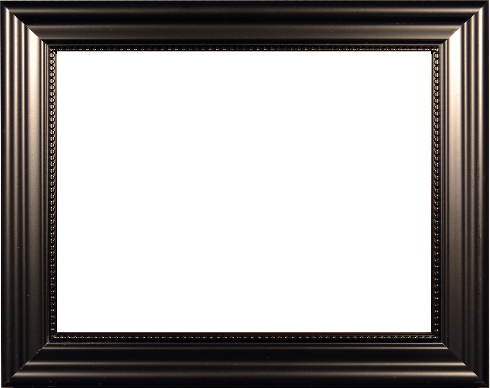Black With Bead - Frame 20 X 30 (1561x1238), Png Download