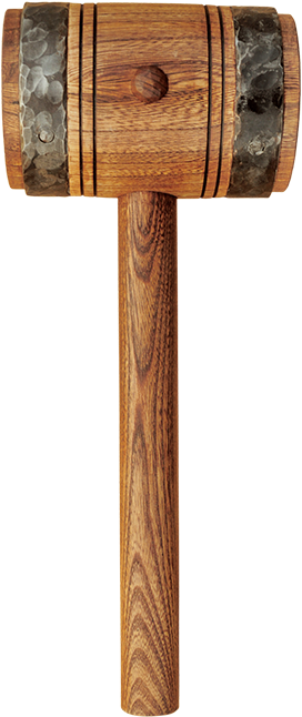 Framing Mallet-open - Mallet (370x670), Png Download