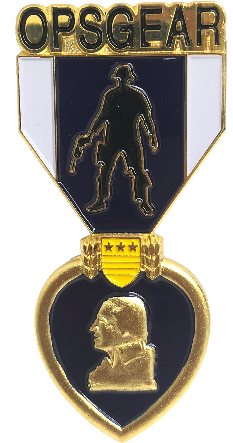 Opsgear Purple Heart Pin - Purple Heart (1500x1500), Png Download