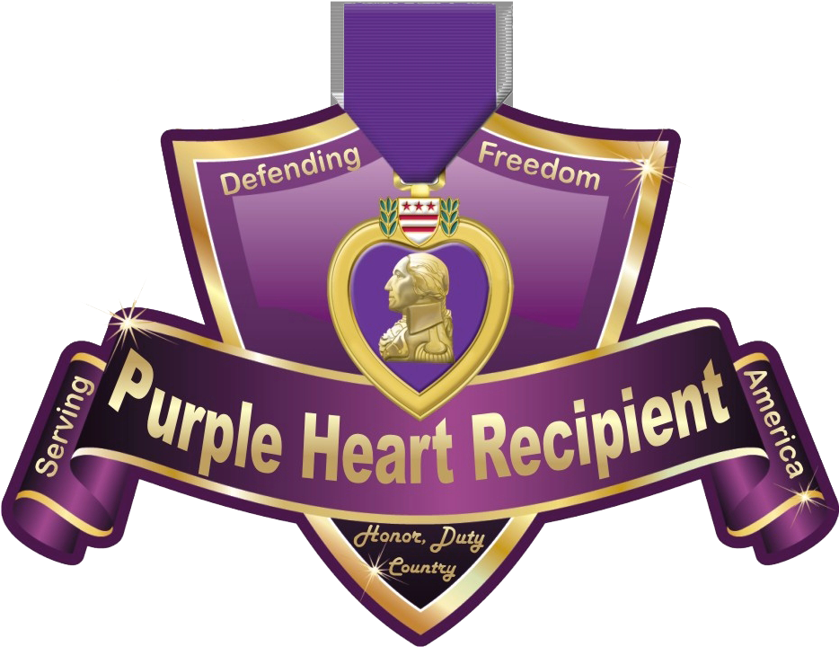 Nco School/advanced Training Fort Sill, Okalahoma, - Vietnam Veteran Logos Purple Heart (933x728), Png Download