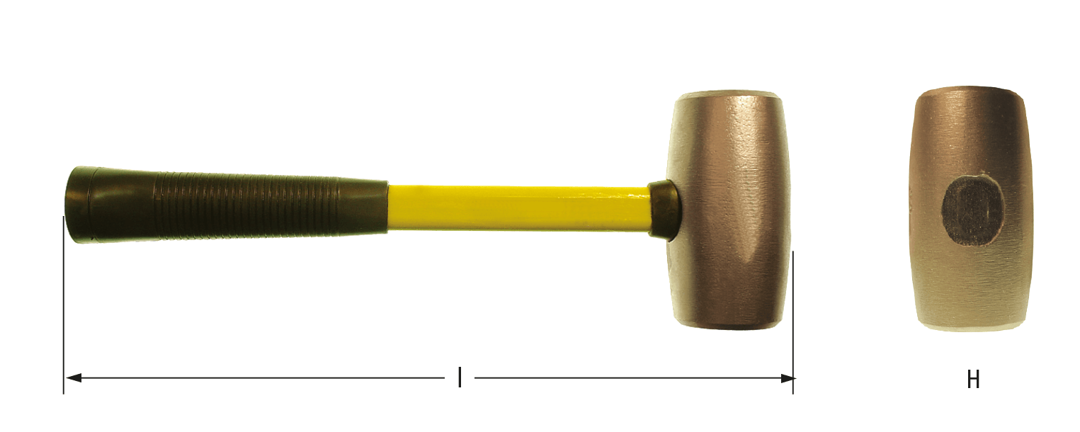 Mallet - Lump Hammer (1525x610), Png Download