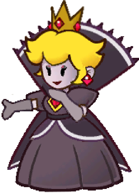 Shadow Queen Peach - Shadow Queen Paper Peach (448x624), Png Download