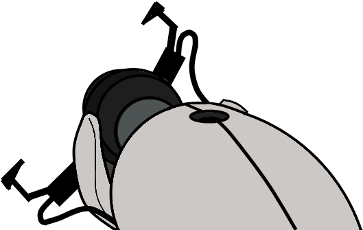 Aperture Science Handheld Portal Device By Pseudospeed - Handheld Portal Device Png (550x348), Png Download