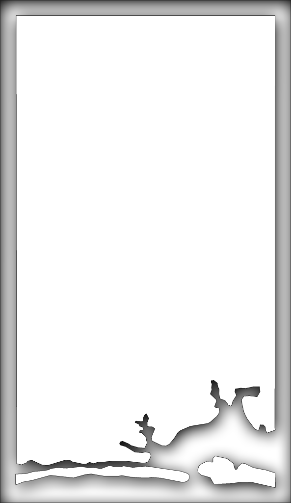 A Map Of Okaloosa With An Outer Shadow Box Around The - Frame With Shadows Png (593x1024), Png Download