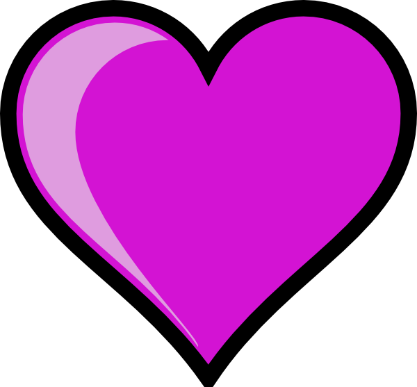 Transparent Background Heart Clipart (600x557), Png Download