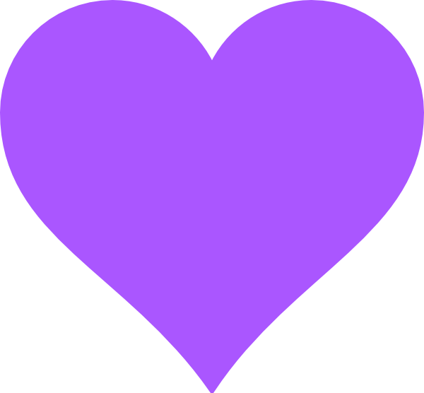 Purple Heart Clipart (600x556), Png Download