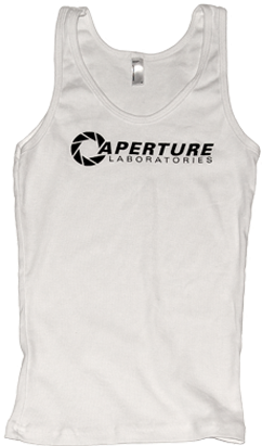Aperture Science Tank Top - Crowded Coop Portal 2 1980s Logo Iphone 4 Case (450x422), Png Download