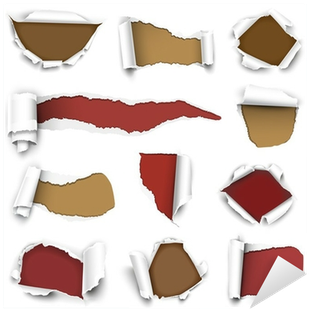 Сollection Of Torn Paper - Programa De Vetorização (400x400), Png Download