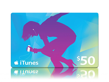 Itunes Gift Card 50 (362x362), Png Download