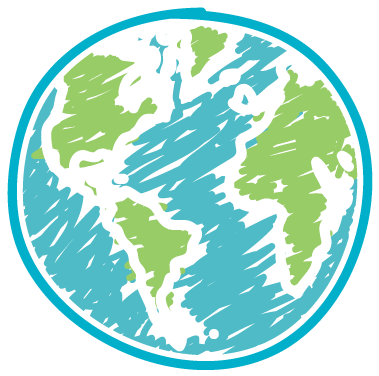 Crayon Image Earth Png (406x410), Png Download