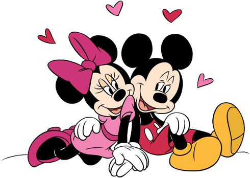 Gifs Y Fondos Pazenlatormenta Mickey Mouse Y Minnie Mickey And Minnie Love Full Size Png Download Seekpng