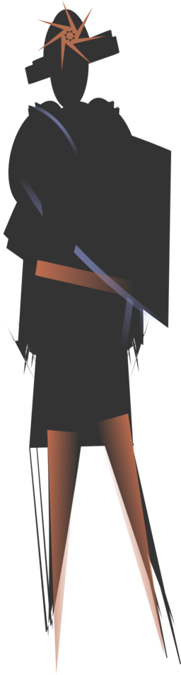 Fashion Woman - Vector Graphics (256x954), Png Download