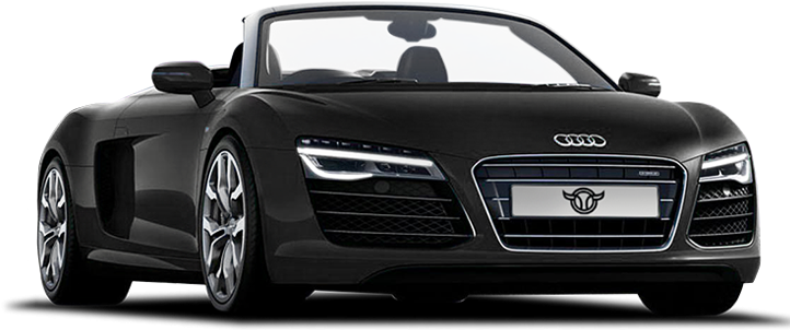 Audi R8 Spider Audi R8 Spider - Audi R8 Png (750x375), Png Download