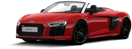 2018 Audi R8 Spyder - Audi R8 Spyder Png (620x350), Png Download