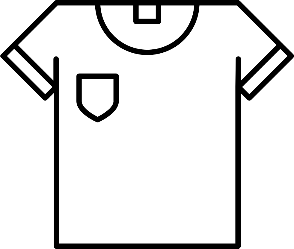T-shirt Outline Comments - Outline Picture Of T Shirt (981x832), Png Download