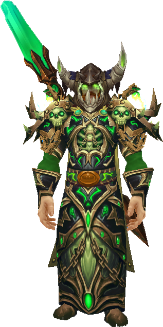 Warlock - World Of Warcraft (339x660), Png Download