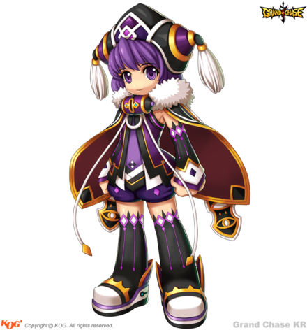 Arme Warlock - Grand Chase Arme Warlock (452x479), Png Download