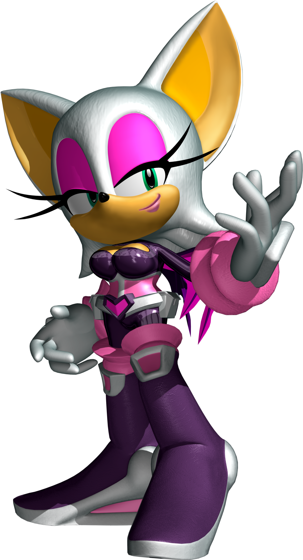 Rouge Heroes - Sonic Rouge (1000x1833), Png Download