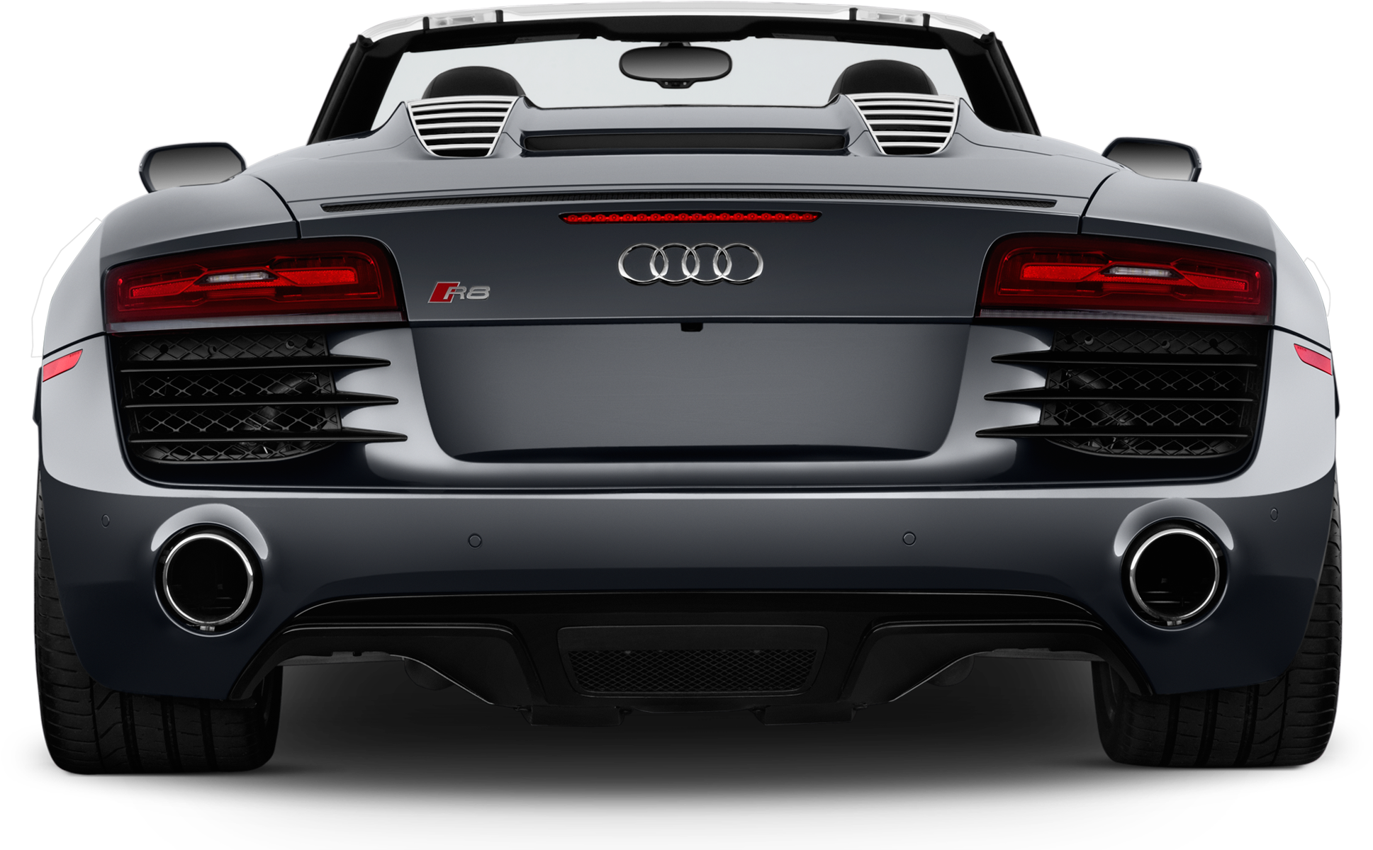 33 - - Audi R8 Back View (2048x1360), Png Download