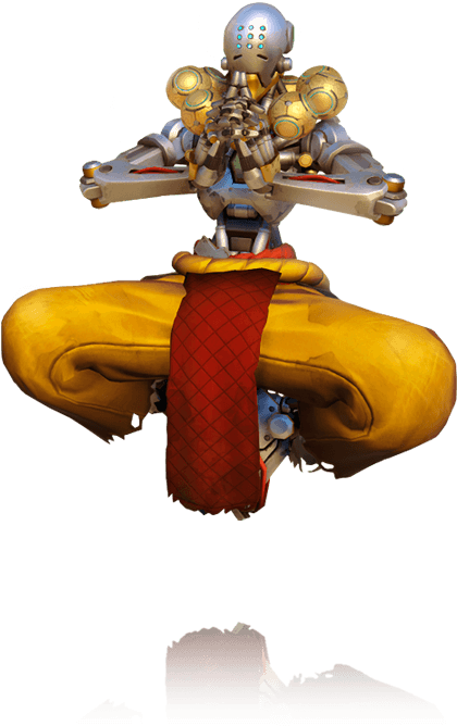 Overwatch Characters Zenyatta (419x702), Png Download