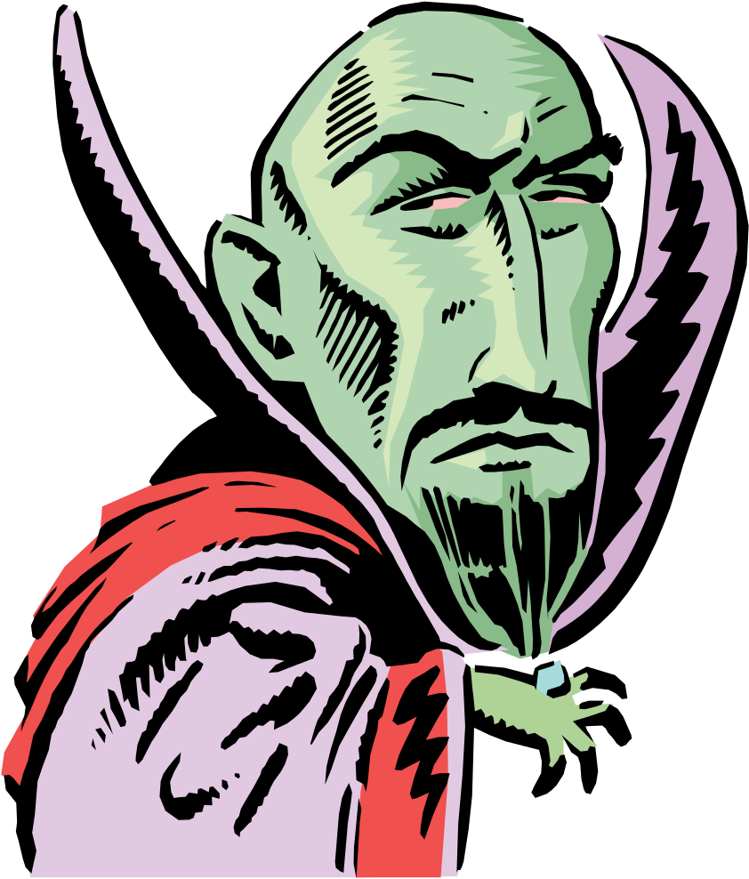 Warlock - Clip Art (857x1000), Png Download