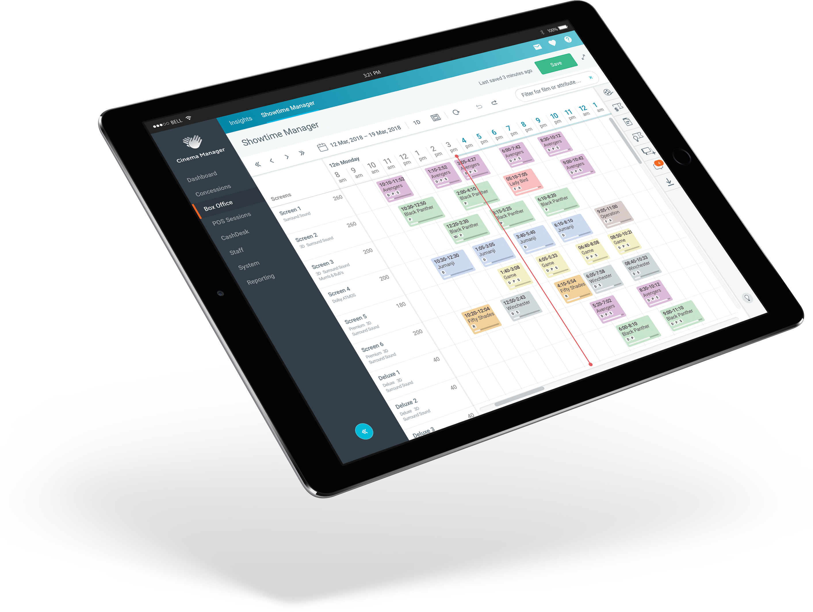 Because Cinema Manager Integrates With Film Programming, - Portable Network Graphics (2826x2213), Png Download