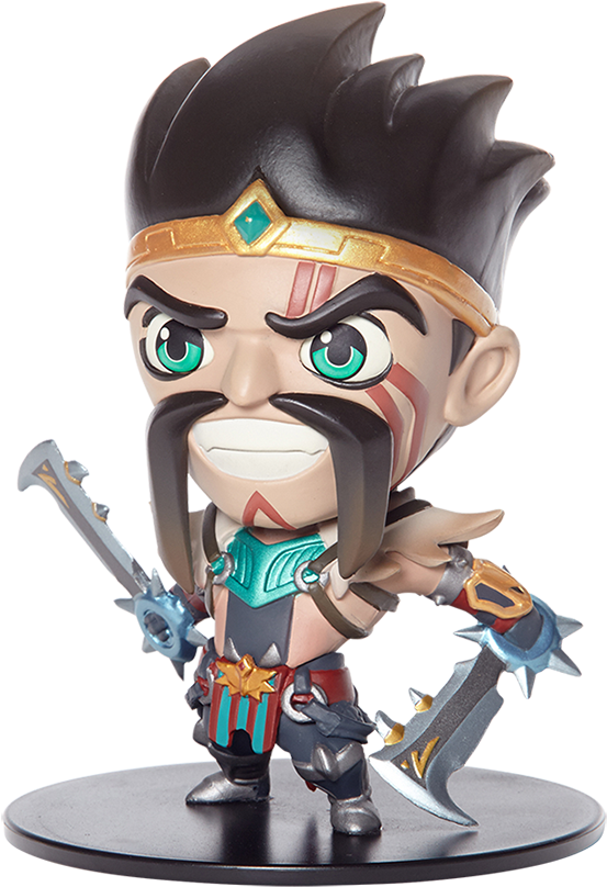 Draven Figure - Draven League Of Legends (1000x1000), Png Download