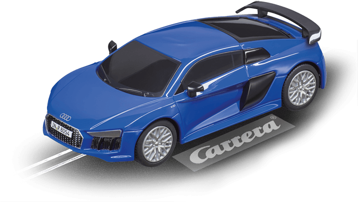 Audi R8 V10 Plus - Carrera Cars Go !!!: Audi R8 V10 Plus (blue) (blue (700x467), Png Download