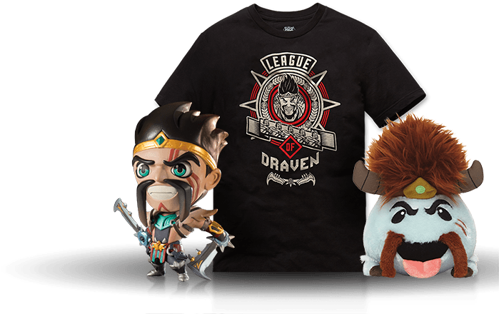 Get Draven - Cartoon (964x443), Png Download