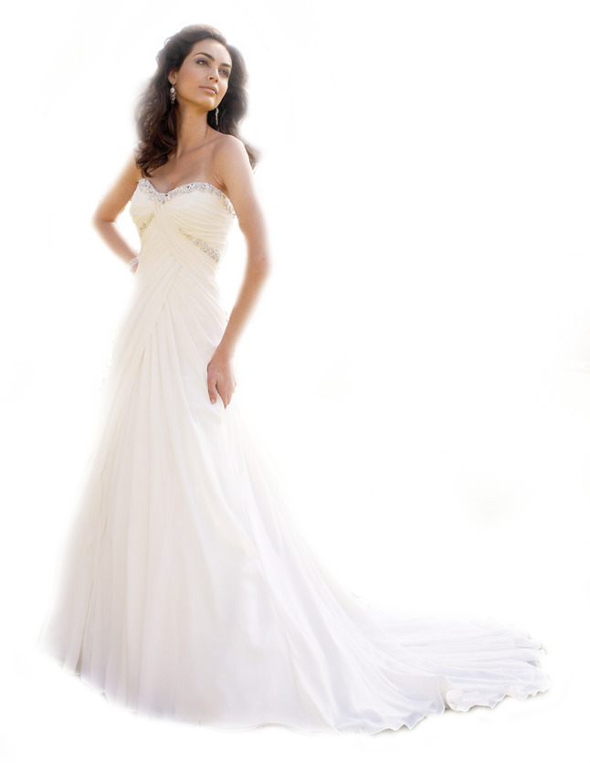 Download Gown Clipart Wedding Dress Cocktail Dress - Невеста В Платье Пнг (646x835), Png Download