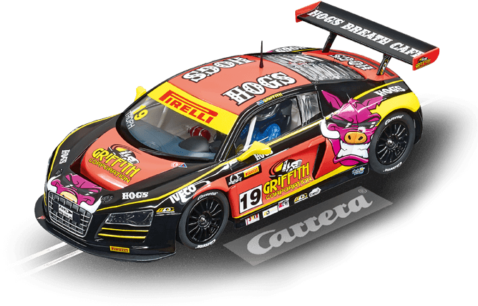 Audi R8 Lms "m - Carrera Ford Mustang Gt No.49 1/32 Slot Car (27488) (700x467), Png Download