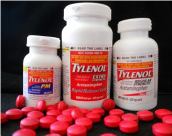Tylenol - Red Tylenol (339x400), Png Download