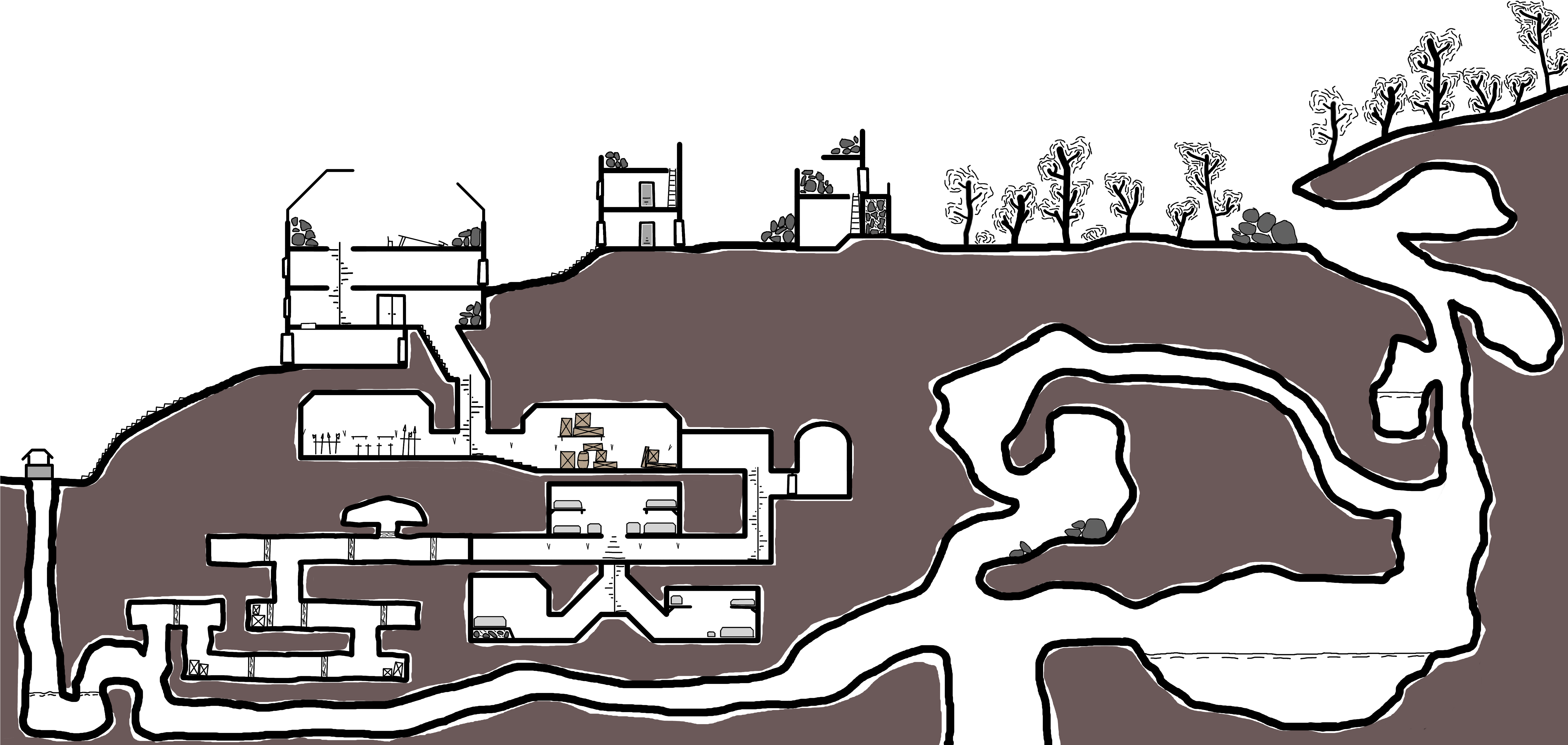 The Old Ravenfeather Estate - Illustration (6000x3000), Png Download