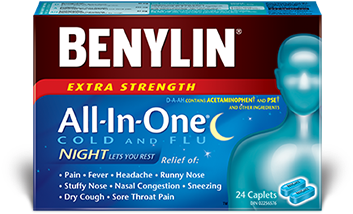 Benylin Extra Strength Cold And Sinus Tablets Review (370x494), Png Download