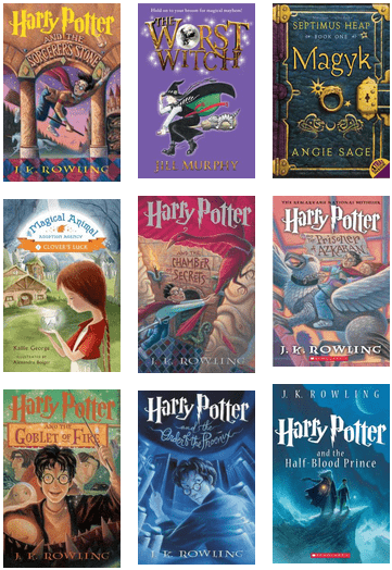 Great Books That Involve Magic - Harry Potter (436x569), Png Download