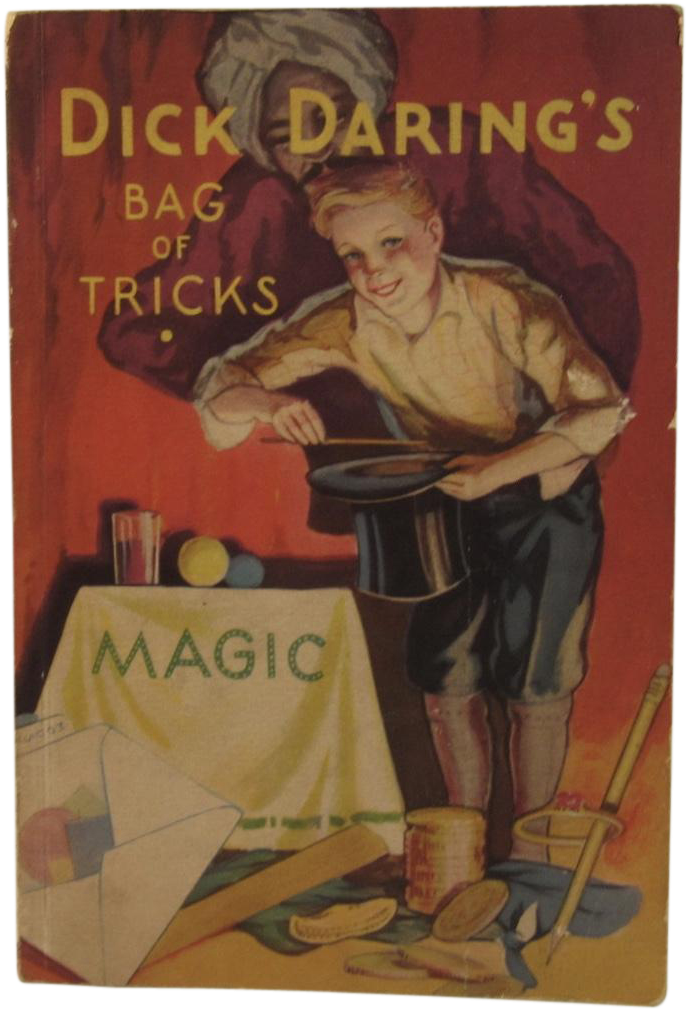 1933 Dick Daring's Bag Of Tricks Magic Book Quaker - Poster (1009x1009), Png Download