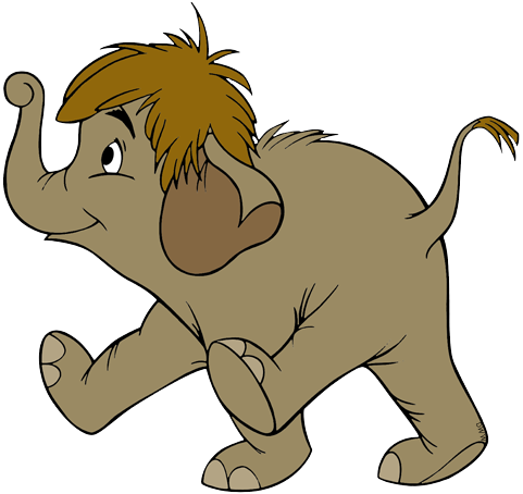 The Jungle Book Clipart Jungle Boy - Jungle Book Png Elephants (481x454), Png Download