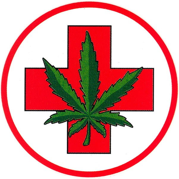 Medical Marijuana - Window Sticker - Medical Marijuana Stickers (602x602), Png Download