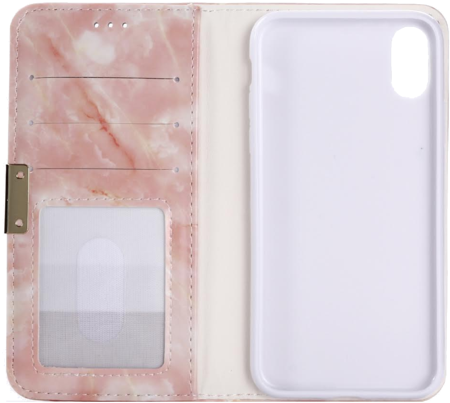 Waloo Marble Texture Leather Wallet Case For Iphone - Sony Xperia Xzs (480x480), Png Download