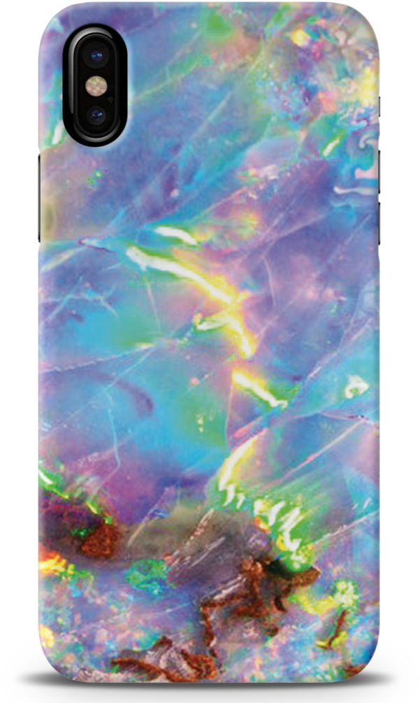 Opal Marble Back Cover Case For Iphone X - Iphone (1024x1024), Png Download
