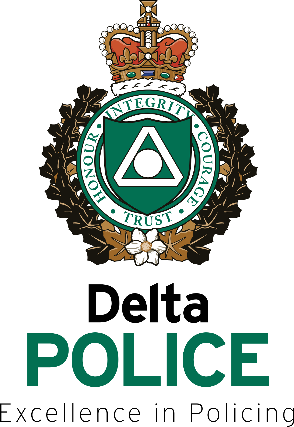Delta Police Crest (1200x1803), Png Download