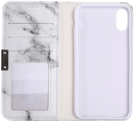 Waloo Marble Texture Leather Wallet Case For Iphone - Iphone Xs (480x480), Png Download