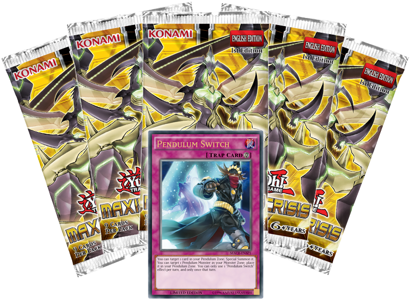 Yu Gi Oh Maximum Crisis 9 Card Boosters Pack - Yu-gi-oh! Maximum Crisis Single Booster (9 Cards) (808x598), Png Download